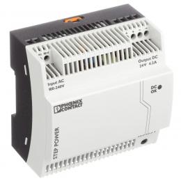 PHOENIX CONTACT 24-V-DC-Hutschienennetzteil STEP-PS/1AC/24DC/4.2, 4,2 A, 1-phasig