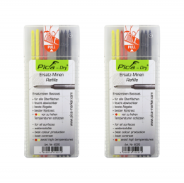 Pica DRY Ersatzminen Basis Set Bunt Wasserlöslich Multi Use 16 tlg. ( 2x 4020 )