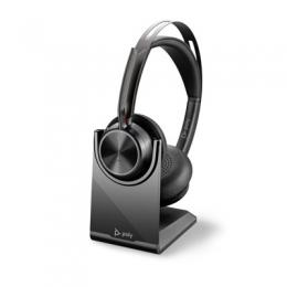 Poly Bluetooth Headset Voyager Focus 2 UC inkl. Ladestation, USB-A