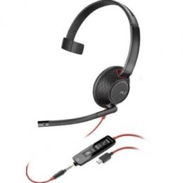 Poly Plantronics Blackwire 5210 Headset, Mono, USB-A und 3,5mm- Klinke, Unified Communication optimiert