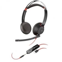 Poly Plantronics Blackwire 5220 Headset, Stereo, USB-C und 3,5mm -Klinke, Unified Communication optimiert