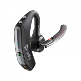 Poly Voyager 5200 Bluetooth-Headset, 4 Mikrofone Geräuschunterdrückung, incl.USB-A to Micro USB Kabel