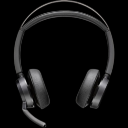 Poly Voyager Focus 2 USB-C-Headset incl. Ladestation B-Ware + Adapter USB-C/ -A
