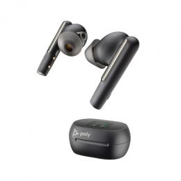 Poly Voyager Free 60+ UC - True Wireless-Earbuds mit Mikrofon Bluetooth® Core 5.3, Bis zu 16,5 Stunden Sprechzeit, Hybrid Active Noise Cancellation (A