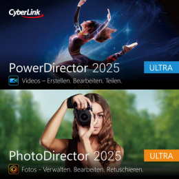 PowerDirector 2025 Ultra & PhotoDirector 2025 Ultra   Dauerlizenz ESD   1 PC  (Download)
