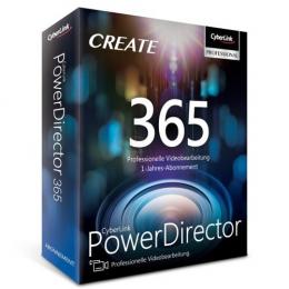 PowerDirector 365 Vollversion MiniBox   1 Jahr (Code in a Box)