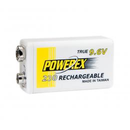 Powerex Akku, Block, NIMH, 230 mAh, 9,6 V