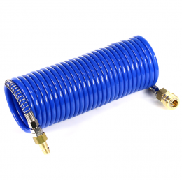 Prebena Spiralschlauch 6x9 mm 7,5 m mit Kupplung R 1/4 und Stecknippel NW 7.2 ( Z160.11 )