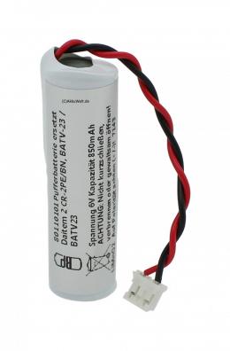 Pufferbatterie passend für Daitem 2 CR-2PE/BN Daitem BATV-23 / BATV23  Daitem D24000 Daitem D-Contro