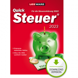 QuickSteuer 2023 Vollversion ESD    (Steuerjahr 2022) (Download)