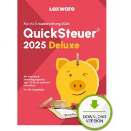 QuickSteuer Deluxe 2025  ESD    (Steuerjahr 2024) (Download)