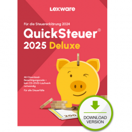 QuickSteuer Deluxe 2025  ESD    (Steuerjahr 2024) (Download)