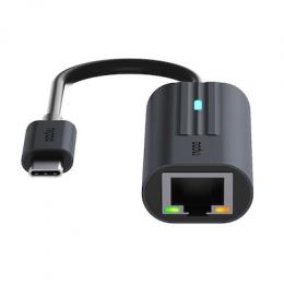 Rapoo USB-C Adapter, USB-C auf Gigabit LAN grau
