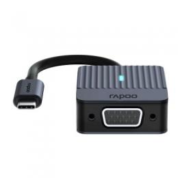 Rapoo USB-C Adapter, USB-C auf VGA grau