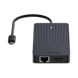 Rapoo USB-C Multiport Adapter, 12-in-1 grau