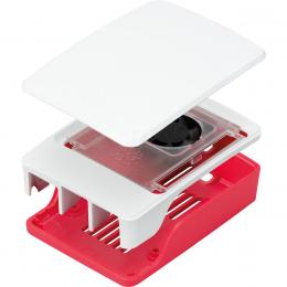Raspberry Pi Originalgehäuse für Raspberry Pi 5, weiß/rot