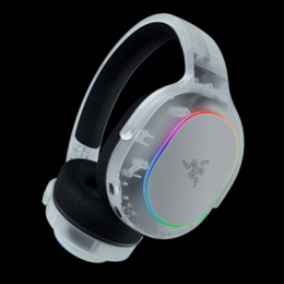Razer Barracuda X Chroma Phantom White Edition kabelloses Multiplattform-Gaming-Headset mit 6 Zonen Chroma RGB, SmartSwitch Dual Wireless, 40 mm Treib