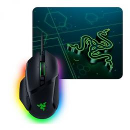 Razer Basilisk V3 + Goliathus Mobile Gaming Bundle - Individuell anpassbare ergonomische Gaming-Maus mit Razer™ Chroma RGB
