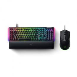 Razer BlackWidow V4 Gaming Tastatur + Razer Cobra Gaming Maus - Gaming Tastatur mit Razer Green Switches inkl. Razer Cobra Gaming Maus