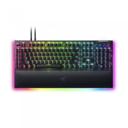 Razer BlackWidow V4 Pro Gaming Tastatur (gelbe Switches) - Gaming Tastatur mit Razer Yellow Switches, multifunktionalen Tasten, Armauflage