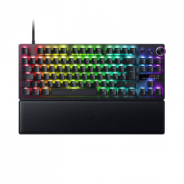 Razer Huntsman V3 Pro TKL Gaming Tastatur (analoge Switches) - E-Sport-Tastatur im Tenkeyless-Layout mit analogen optischen Switches (DE Layout)