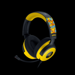 Razer Kraken V4 X Pokémon Kanto Starters Edition Kabelgebundenes Gaming-Headset mit Razer™ TriForce 40-mm-Treiber und ausziehbarem Mikrofon