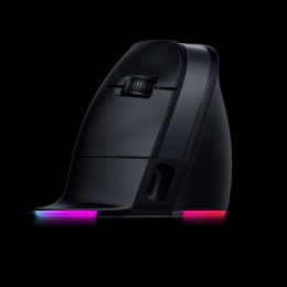 Razer Pro Click V2 Vertical Edition Vertikale ergonomische kabellose Maus für Rechtshänder mit KI Assistenz und 30K Sensor