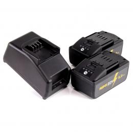 REMS Akku Set Power Pack 21,6V (22V max) mit 2x Akku 5,0Ah + Ladegerät 90W ( 571591 )