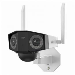 Reolink Duo Series B750 WLAN Überwachungskamera 8MP (4608x1728), Akkubetrieb, IP66-Wetterschutz, Nachtsicht in Farbe, Zwei-Objektiv-System