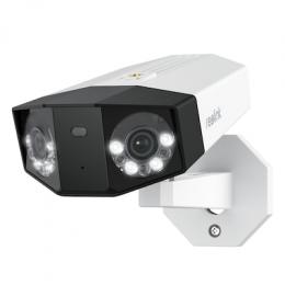 Reolink Duo Series P750 IP Überwachungskamera 16MP (4608x1728), PoE, IP67-Wetterschutz, Nachtsicht in Farbe, Zwei-Objektiv-System, 180° Panorama-Blick