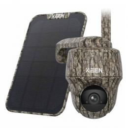Reolink KEEN Ranger PT 4G LTE Wildkamera inkl. Solarpanel Super HD (2560x1440), 4MP, Schwenk-/Neigefunktion, Tiererkennung