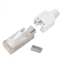 RJ45-Hirose Stecker TM11 beige, 100 Stck, 3 Elemente, Cat. 5e