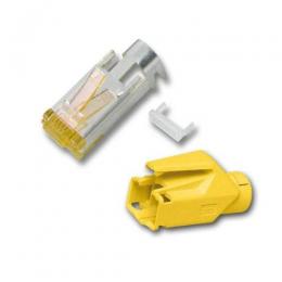 RJ45-Hirose Stecker TM31 gelb, 50 Stck, 3 Elemente, Cat.6A