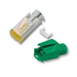 RJ45-Hirose Stecker TM31 grn, 1 Stck, 3 Elemente, Cat.6A