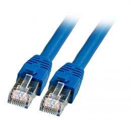 RJ45 Patchkabel S/FTP, Cat.8.1, BC, LSZH, 10m, blau