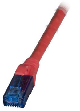 RJ45 Patchkabel U/UTP, Cat.6A, LSZH, Premium, 500MHz, 1m, rot