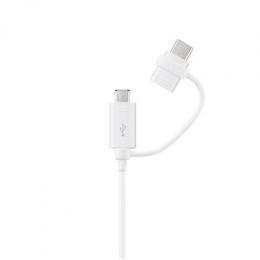 Samsung Combo-Kabel (USB-C & micro-USB), weiß