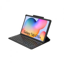 Samsung NEOS Tastaturschutzhülle (Pogo Pin) für Galaxy Tab S10+ QWERTZ-Layout, Integrierte S Pen Aufbewahrung, Schlank und leicht im Design