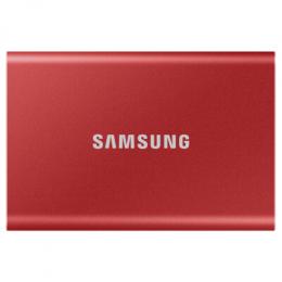 Samsung Portable SSD T7 1TB Rot - externe Solid-State-Drive, USB 3.1 Typ-C