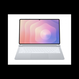 Samsung Pro Keyboard für das Galaxy Tab S11 Ultra Vollwertige QWERTZ-Tastatur und Anschluss über POGO-Pin, Silber