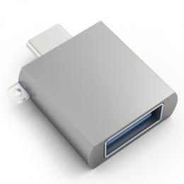 Satechi Aluminum Type-C to Type-A USB Adapter space gray
