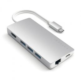 Satechi Type-C Multi-Port Hub 4K Ethernet V2 silver
