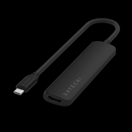 Satechi USB-C 4-in-1 Slim Multiport Adapter 4K Black