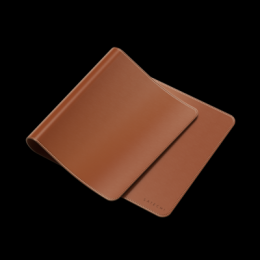 Satechi Vegan-Leather Premium Desk Mat Brown