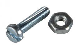 Schraube,verz. mit Mutter M2x8, VPE 200