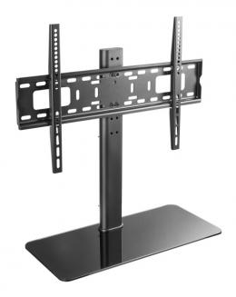 Schreibtischhalterung fr 1 LCD TV LED, 32-55, mit Glas Standfu