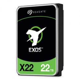 Seagate Exos X22 22TB 3.5 Zoll SATA 6Gb/s Interne Enterprise Festplatte mit FastFormat (512e/4Kn)