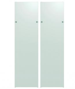 Seitenwand fr PRO 47HE, T=1200, 2-teilig, RAL9005, 2 Teile je 600 mm