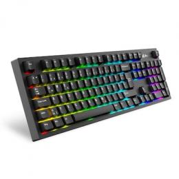 Sharkoon OfficePal KB70W kabellose, mechanische Tastatur mit hochwertigen PBT-Tastenkappen und Dämpfung für leises tippen