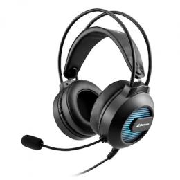 Sharkoon SGH20 USB-Gaming-Headset kabelgebundenes USB-Headset mit RGB-Beleuchtung an den Ohrmuscheln und 50mm-Treiber